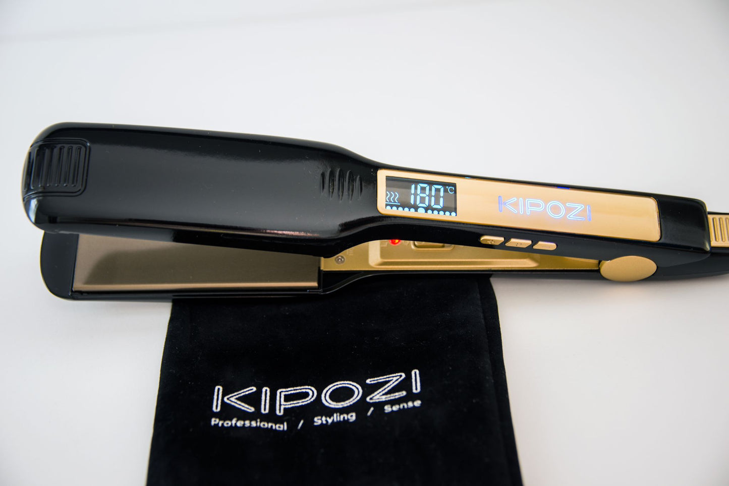 Kipozi Piastra Professionale in Titanio con Display LCD